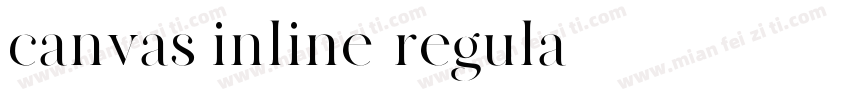 canvas inline-regula字体转换